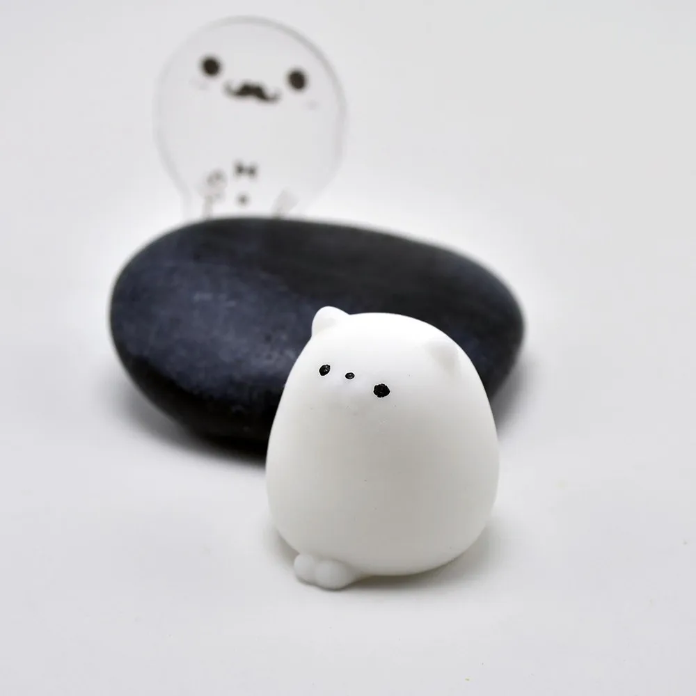 Милые мягкие игрушки Mochi Cat Squeeze Healing Fun для детей Kawaii снятия стресса сжимаемые