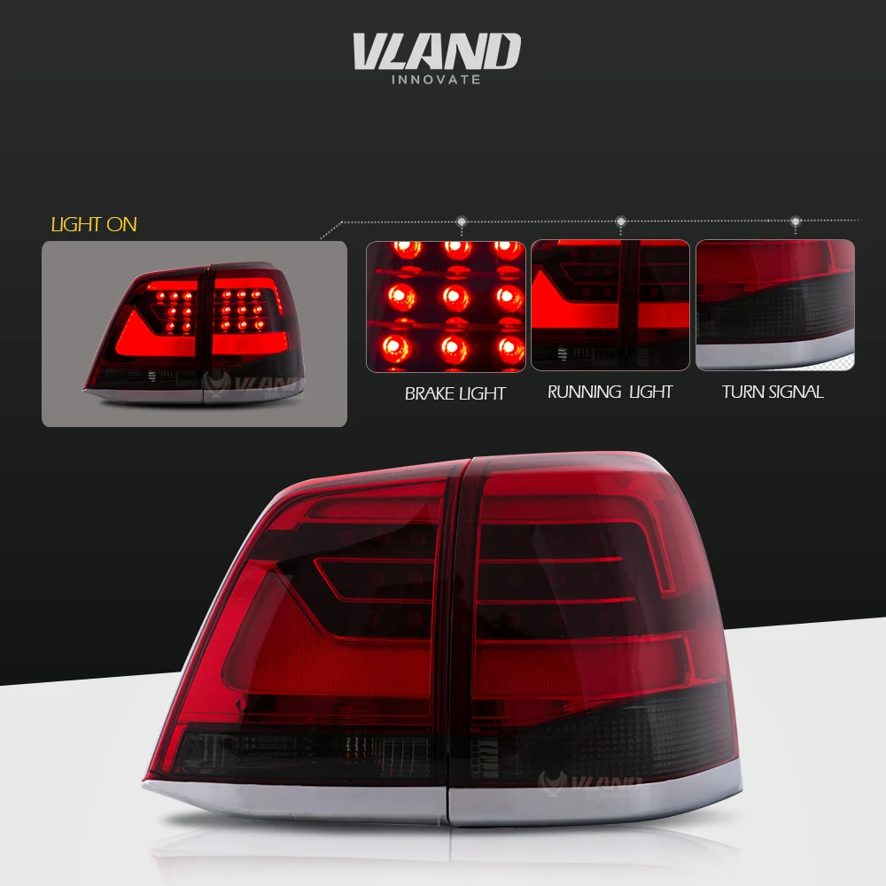 Задний светодиодный светильник Vland для Toyota Land Cruiser 2008 2015|Фара авто в сборе| |