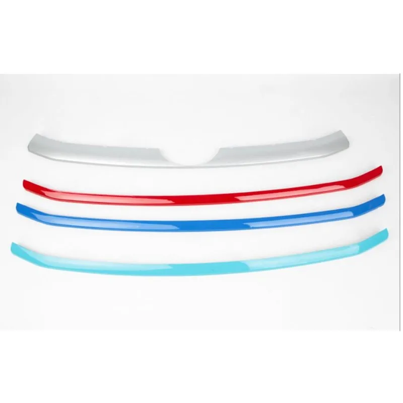 4 шт. ABS хромированный передний капот решетка гриль декоративная крышка Накладка