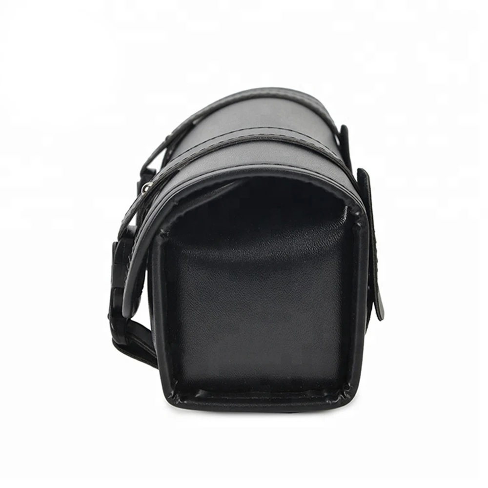 Боковая Сумка для мотоцикла Задняя сумка инструментов Черная задняя руля багажа|