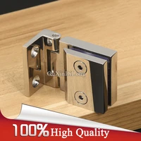 express shipping wholesale 50pcslot 304 stainless steel cabinet hinges wine display cabinet glass door hinges chromebrushed