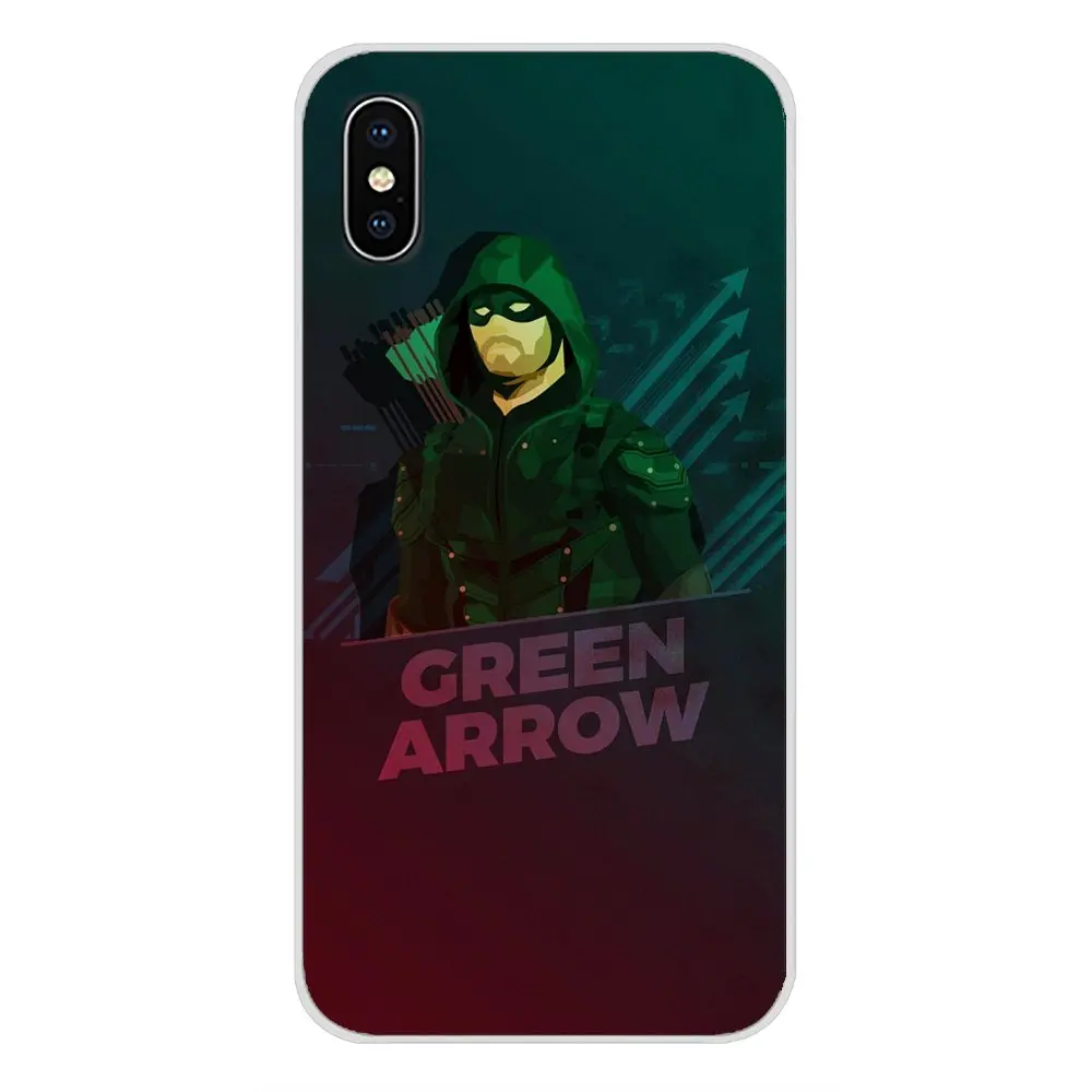 Для Apple iPhone X XR XS MAX 4 4S 5 5S 5C SE 6 6S 7 8 Plus ipod touch American Tv Series Green Arrow аксессуары чехол |