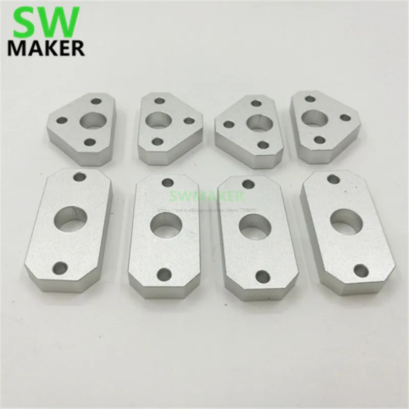 

Makebot Replicator Flashfoge/CTC Upgrade CNC aluminum X/Y axis 8mm rods guide ring extended guide ring kit