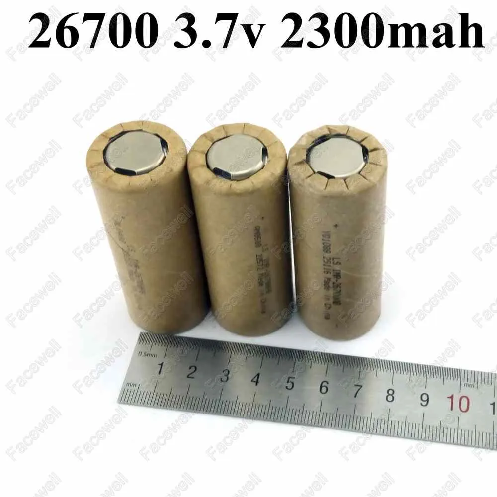 10 шт. подлинный GTK 26700 2300 mah vs 26650 Li-Ion 2200 mah 3,7 v аккумулятор 2200 mah аккумуляторные батареи высокая скорость 20A для электронной сигареты мод
