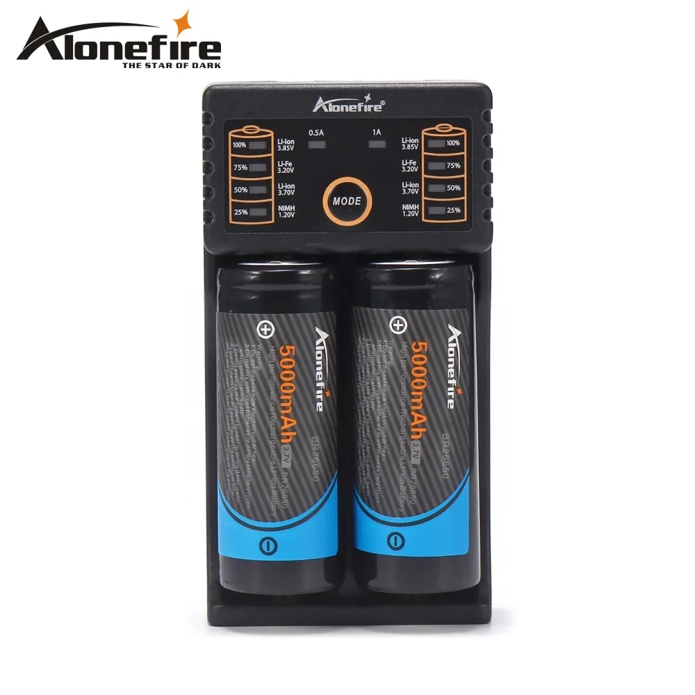 Зарядное устройство Alonefire MC202 18650 1 2 в 3 7 85 В AA/AAA 18350 26650 14500 16340 NiMH литиевая батарея
