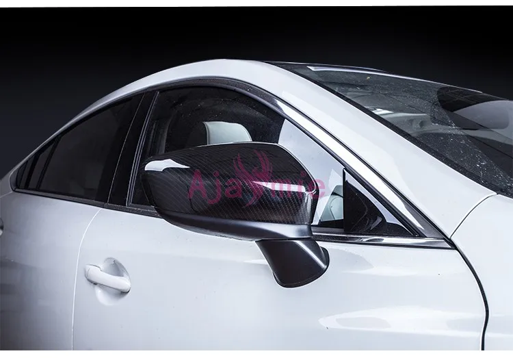 Накладка на зеркало заднего вида для Mazda Atenza 2013 2014 2015 2016 из углеродного