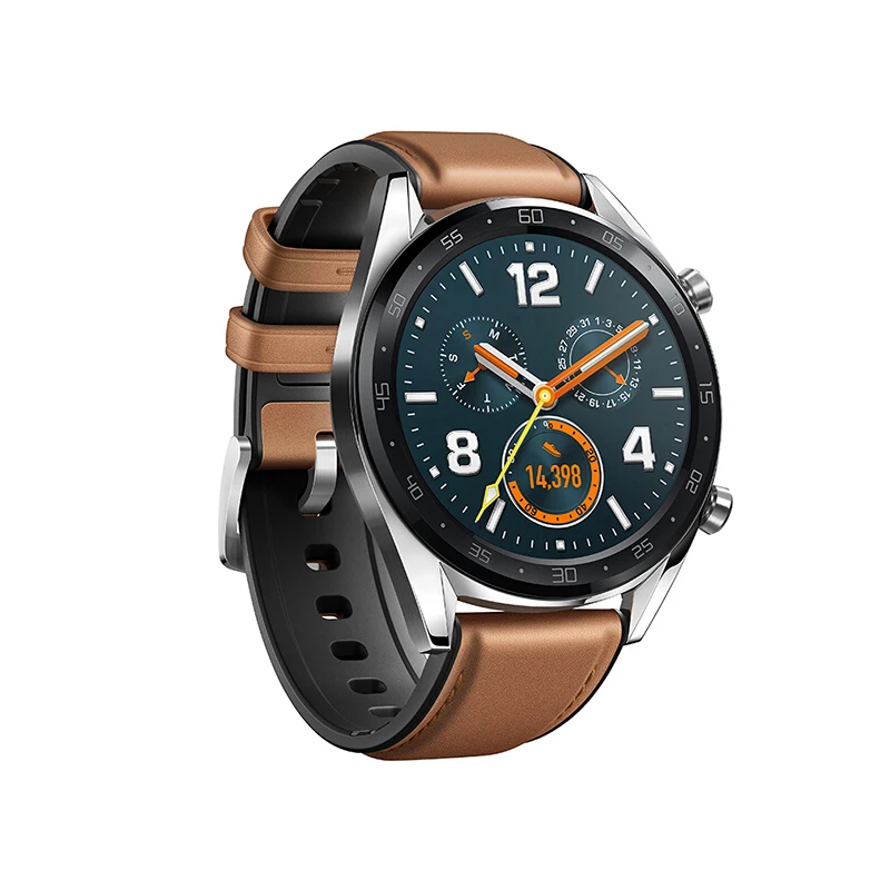 Смарт часы Huawei Watch GT с поддержкой GPS NFC Время работы батареи 14 дней водостойкость 5
