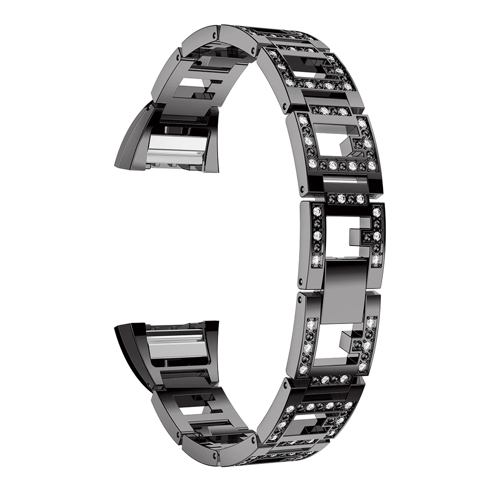 Браслет из нержавеющей стали с кристаллами для часов|wristband strap|band wrist bandsbracelet smart band