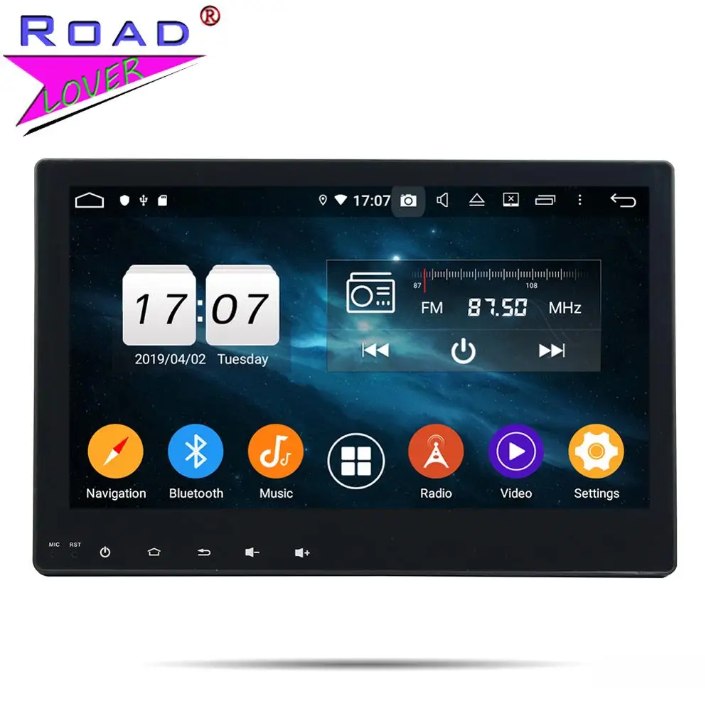 Car Radio Android 9.0 8 Core Autoradio Multimedia Player For Toyota Hilux 2016-2017 Stereo GPS Navigation 2 Din Head Unit | Автомобили и