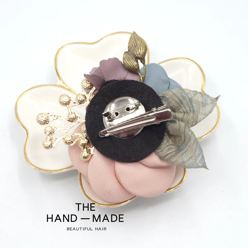 Брошь ручной работы 3D в форме цветка камелии брошь коробке для упаковки волос