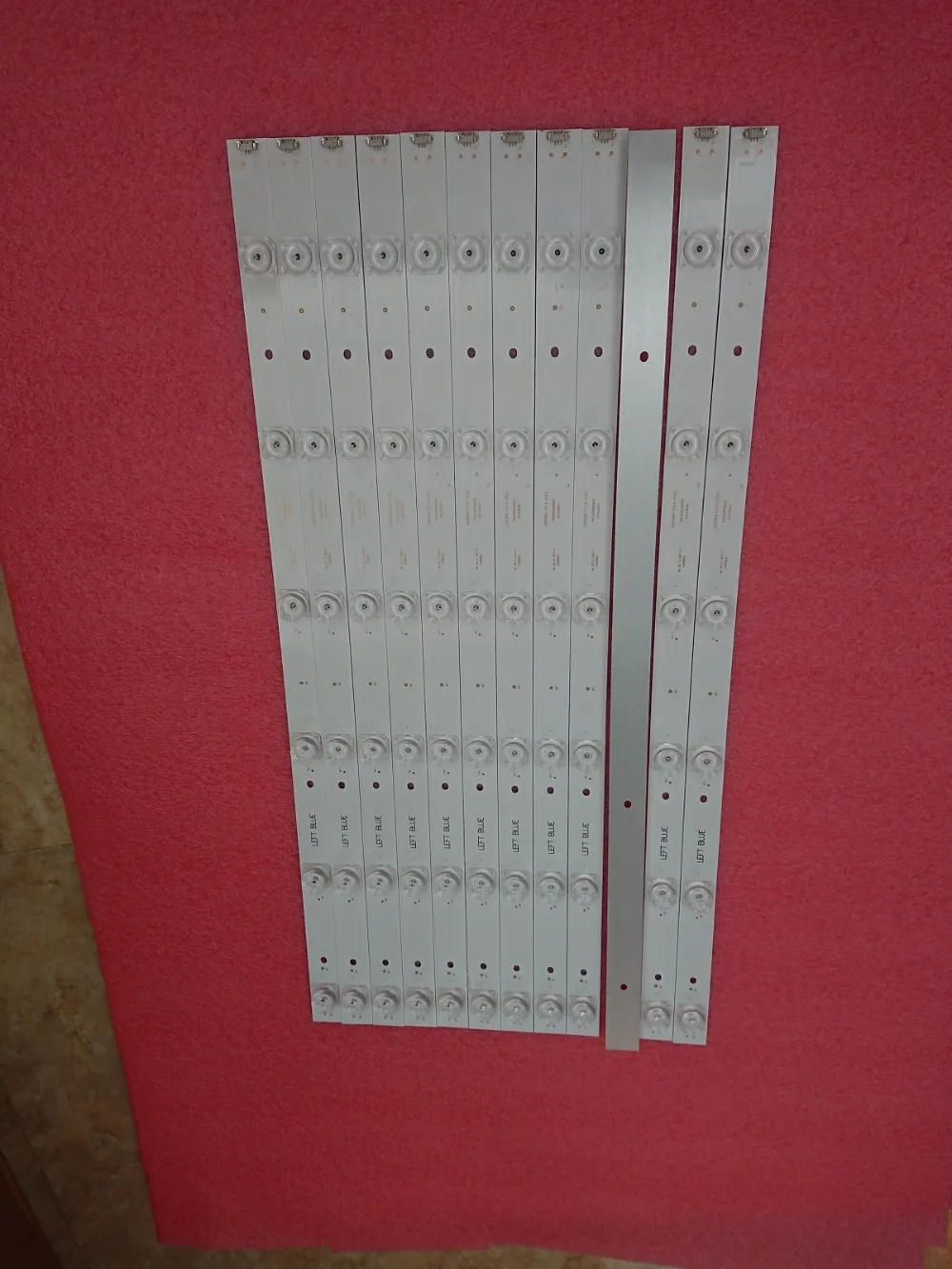Новый комплект 12 шт. 6LED 495 мм Светодиодная лента подсветки для LE50A7100L LED50D6-ZC14-01 (A)
