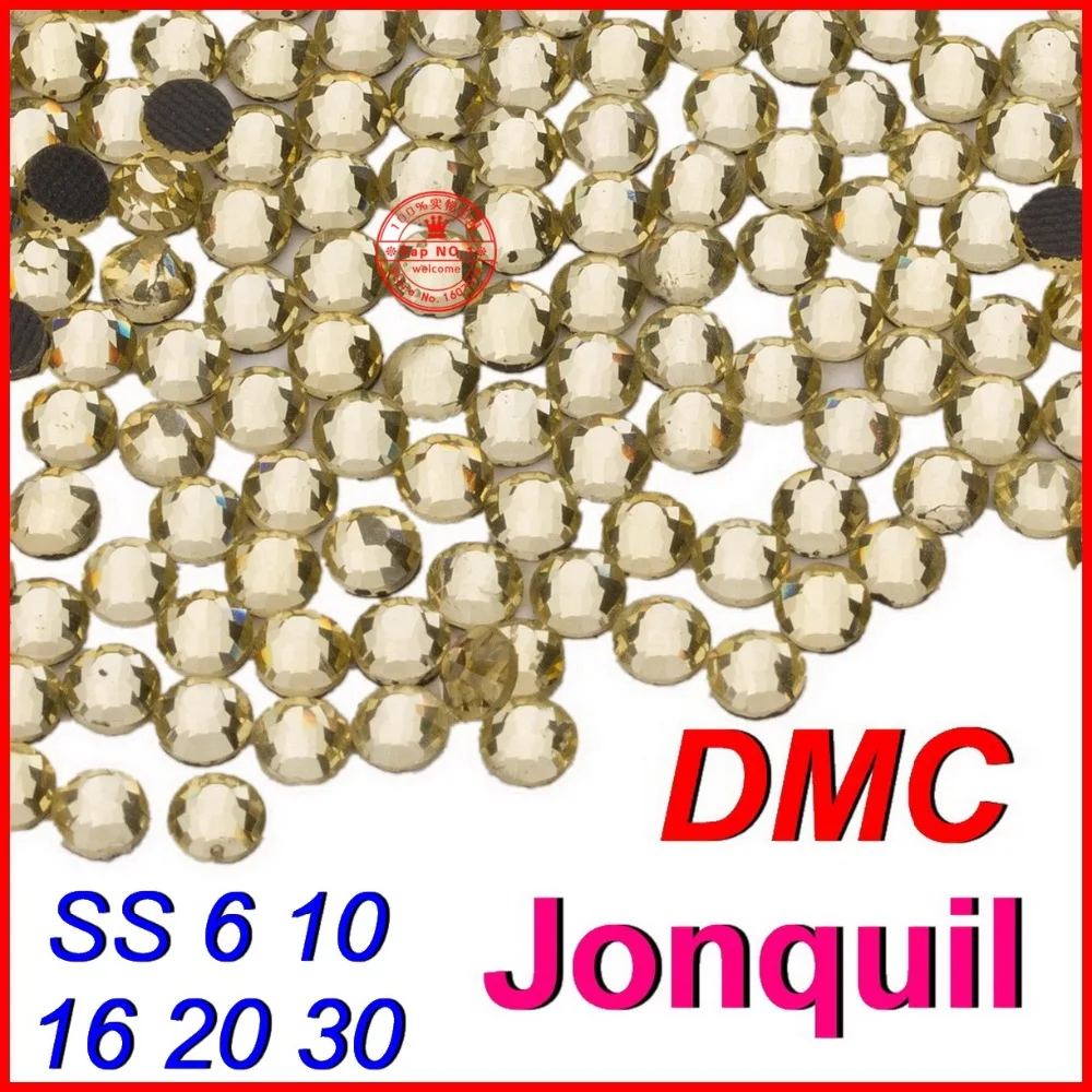 Высокое качество SS6 10 16 20 30 Кристалл Жонкиль DMC исправление горный хрусталь бисер