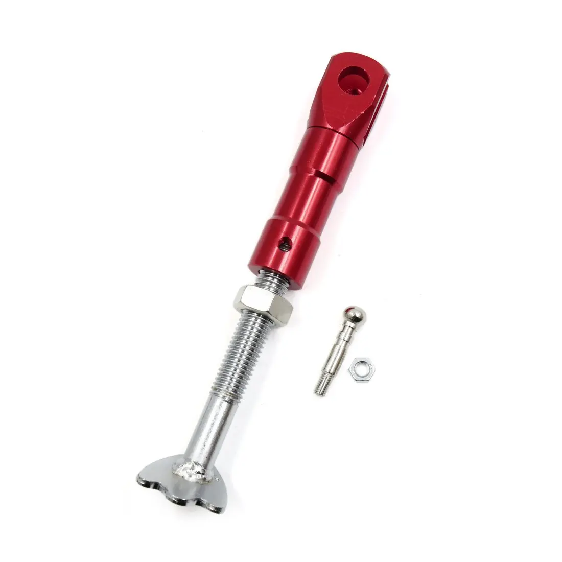 

Uxcell красная универсальная Выдвижная Подножка для мотоцикла из алюминиевого сплава