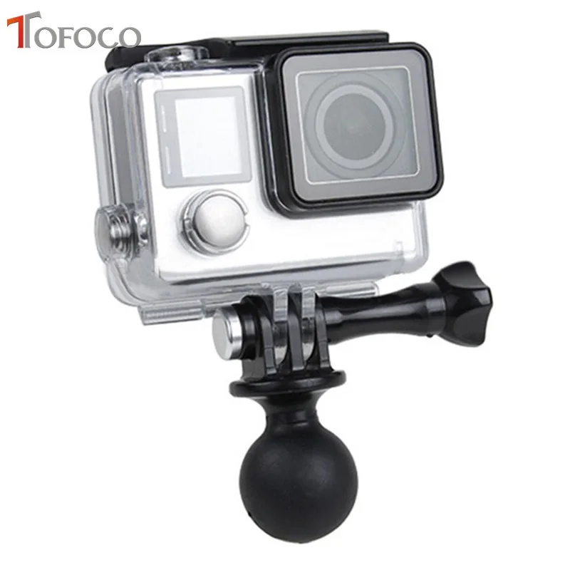 TOFOCO для Gopro Hero 5 2 3 3+ 4 Экшн-камера с шаровой головкой Базовый адаптер держатель для штатива крепление на 360 градусов вращение для Xiaomi Yi