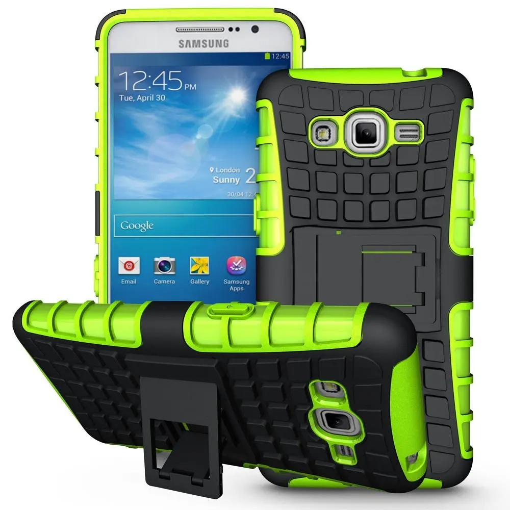 Hybrid Hard Silicone Case For Samsung Galaxy Core Prime Cover on G360 G360H G361H G361F Phone |