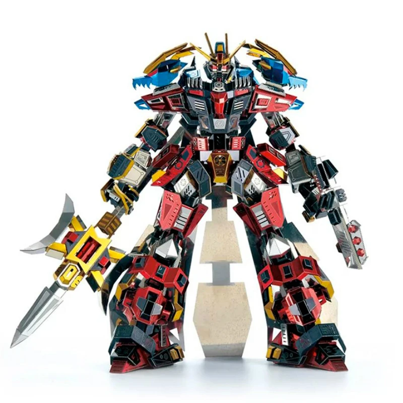 Lv Bu LYUBU WARRIOR 1/6 3D металлические Пазлы Романтика из трех царств Эра фигурка модель наборы лазерная резка головоломки подарки для взрослых игрушки - Цвет: Lv Bu
