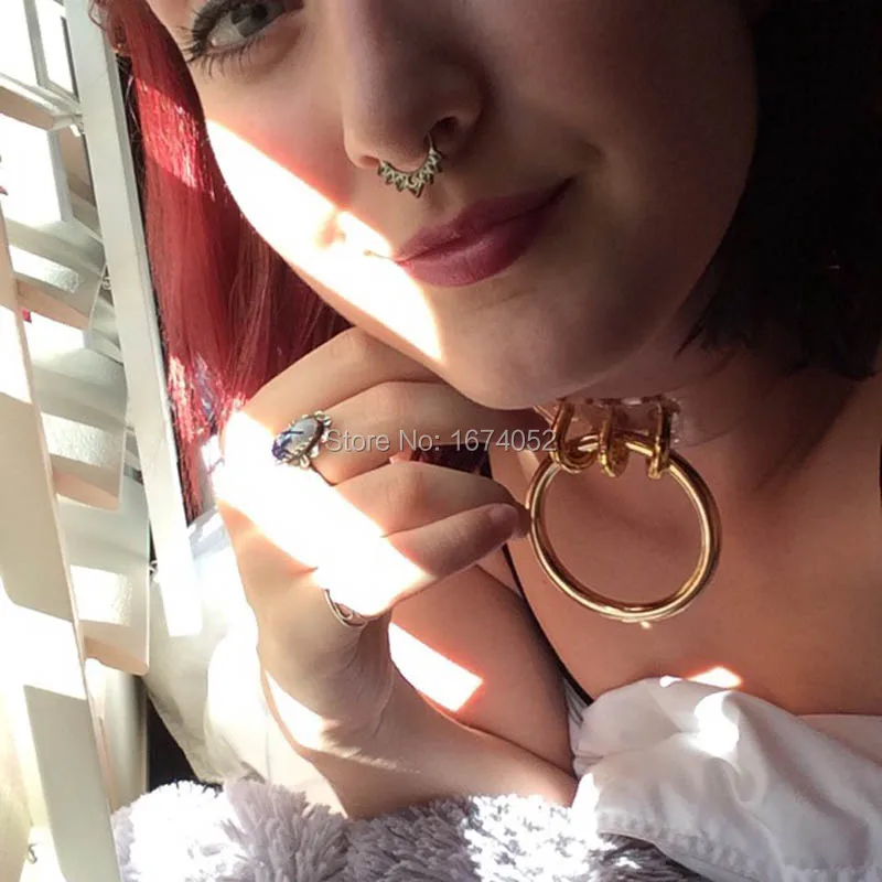 Модное женское ожерелье-чокер в стиле панк-рок | Украшения и аксессуары