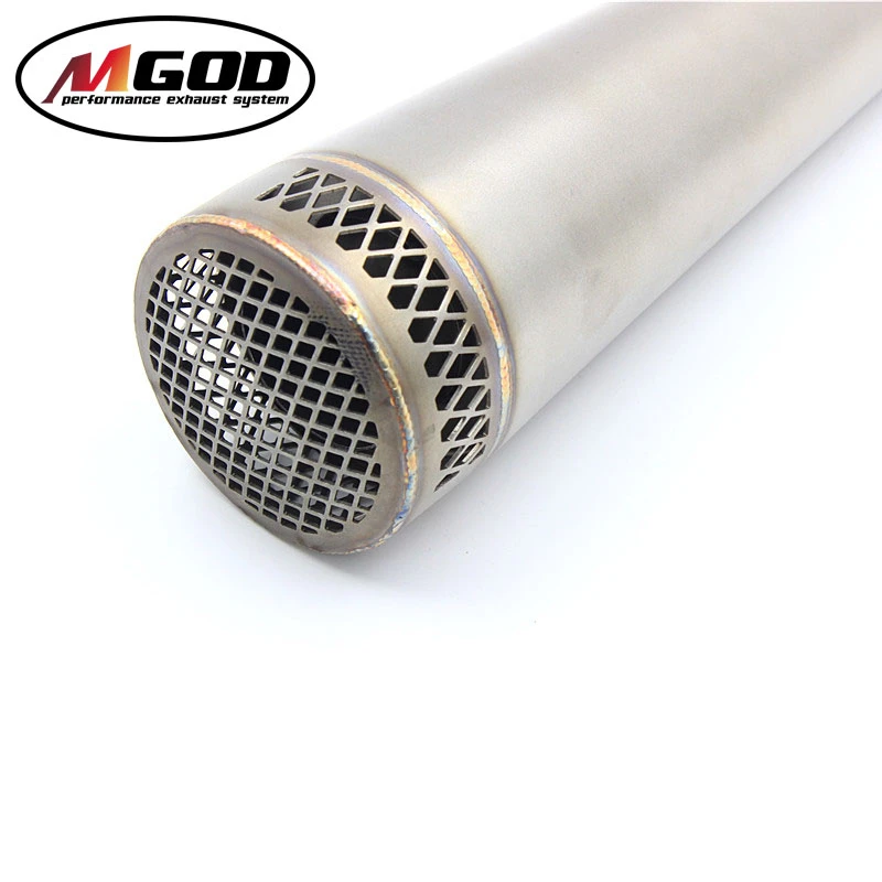 MGOD Akrapovic 51 мм универсальный глушитель для мотоцикла SC выхлопная нержавеющая