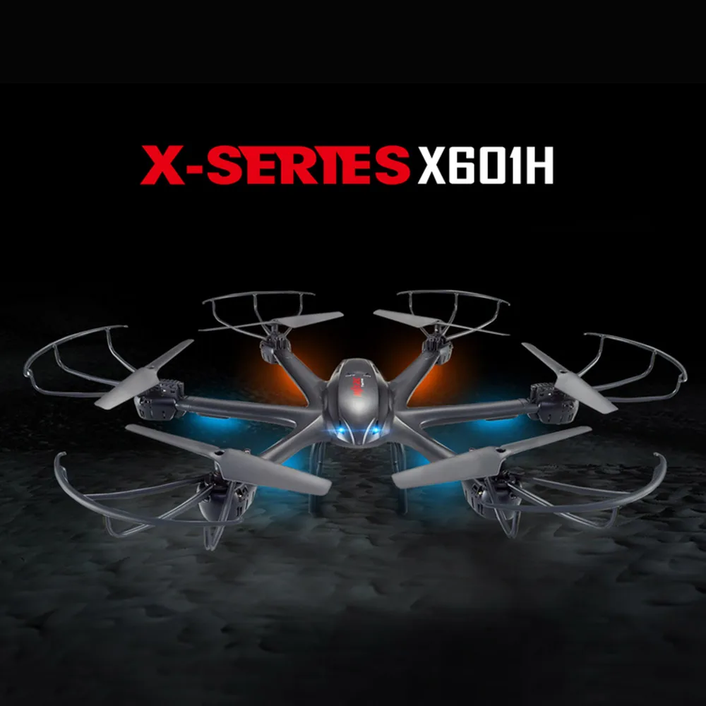 MJX X601H Дрон wifi FPV 0.3MP HD камера RC Квадрокоптер приложение/передатчик двойной режим