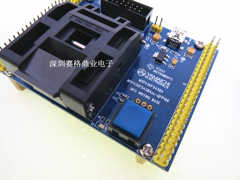 Раскладушка QFP100 MSP430F5437/5435/5436/5438 YAMAICHI IC Горящее сиденье Адаптер испытательное