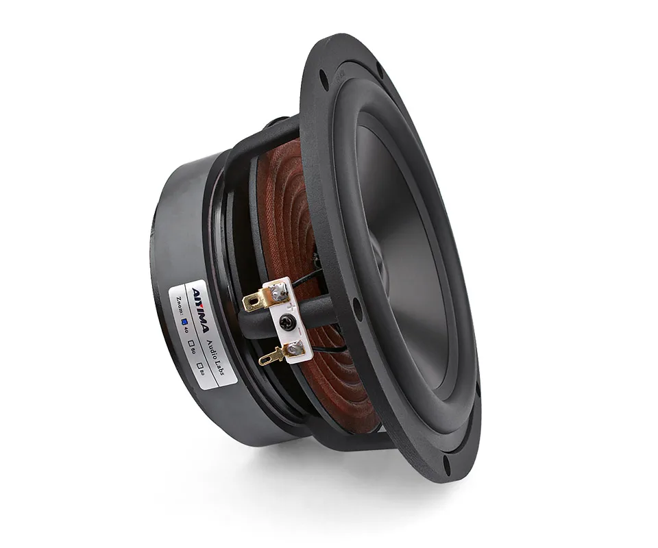 AIYIMA 6,5 дюймов аудио СЧ бас Hifi колонки 120 Магнитный 60 Вт 30 ядерный НЧ динамик музыкальный громкоговоритель для книжной полки домашнего кинотеатра