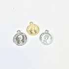 Eruifa Популярные 12 мм Висячие монеты оптовая продажа 20 штук в упаковке, ожерелье, серьги, браслет, ювелирные изделия DIY ручной работы 3 вида цветов