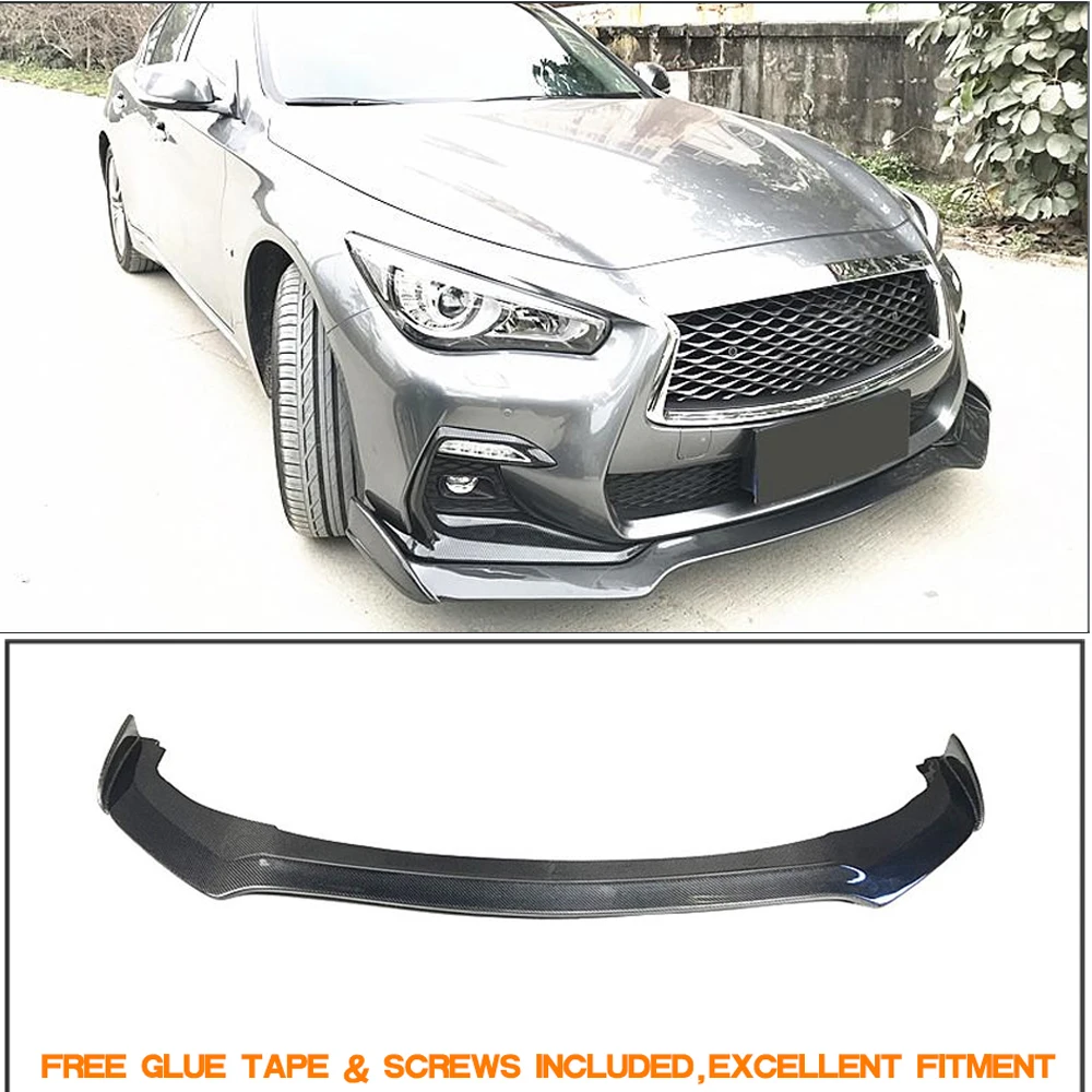 Спойлер для квадрокоптера Infiniti Q50 черный из углеродного волокна|Амортизаторы| |