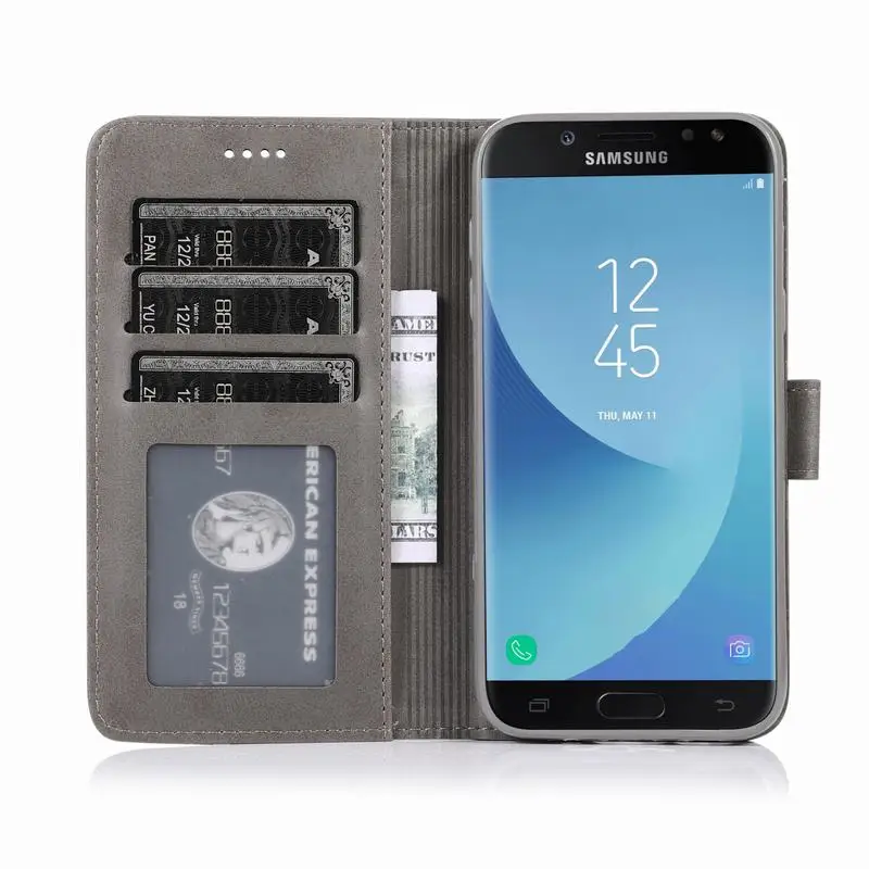 Для samsung Galaxy J5 Pro J530 EU чехол роскошный Магнитный Флип-кошелек кожаный чехол для телефона для samsung j 5 j5pro j530f pop