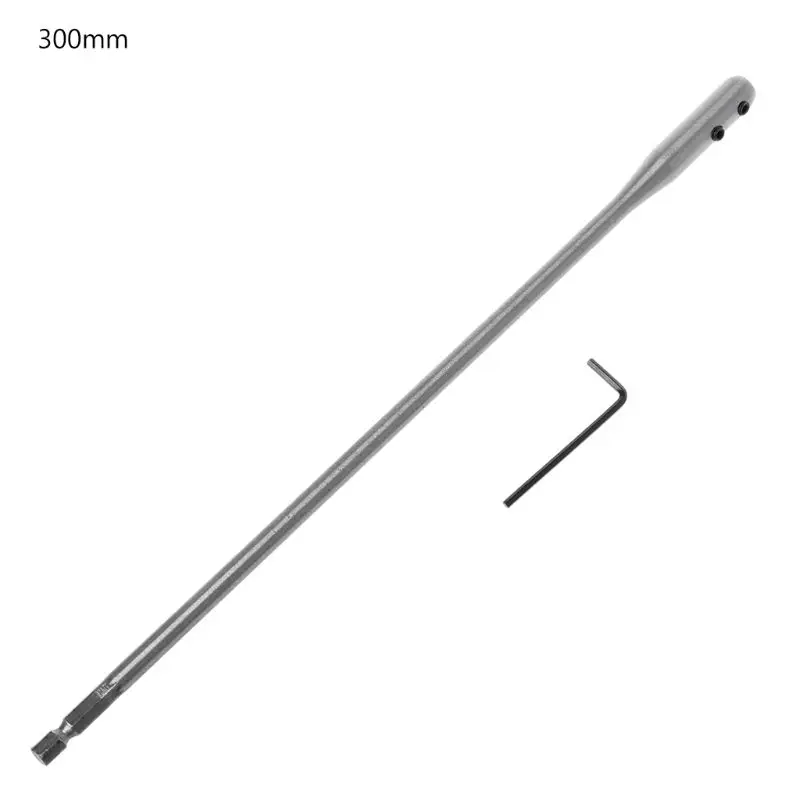 length 300mm 150/300 мм подходит для плоского сверла с глубоким отверстием с шестигранным удлинителем - Цвет: length 300mm