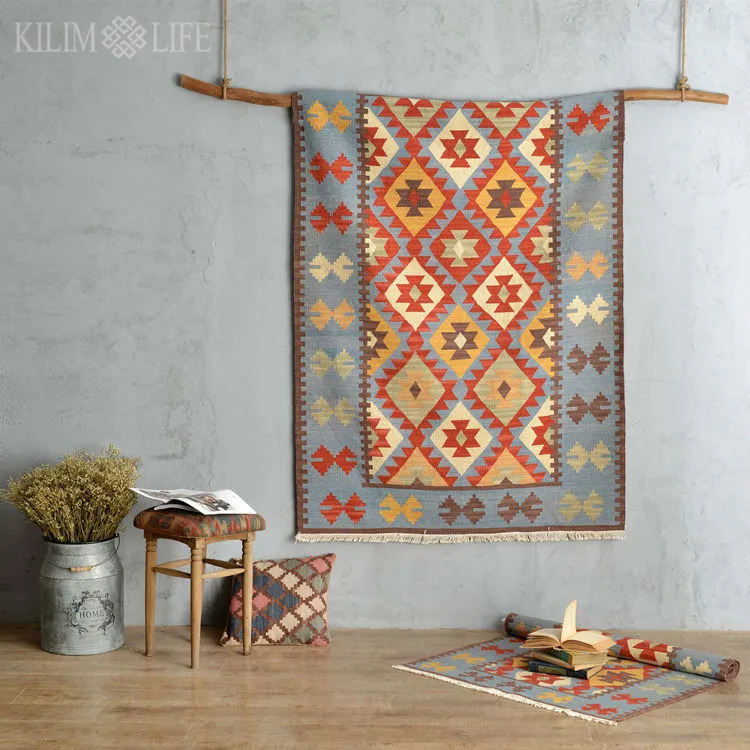 Марокко турецкий Национальный стиль ручной работы шерсть килим ковры для