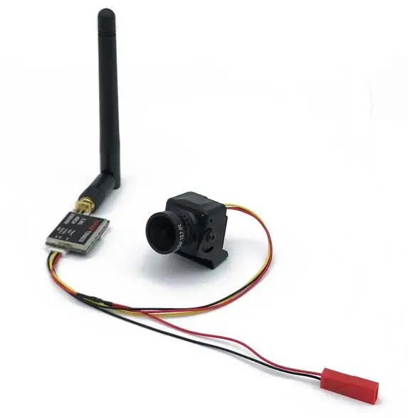 2.5mm black 600mW Готов к использованию 5,8G набор FPV видео 200/600 мВт Передатчик TS5823 и Мини CMOS 1200TVL камера с кабелем Набор гоночный Дрон набор FPV - Цвет: 2.5mm black 600mW