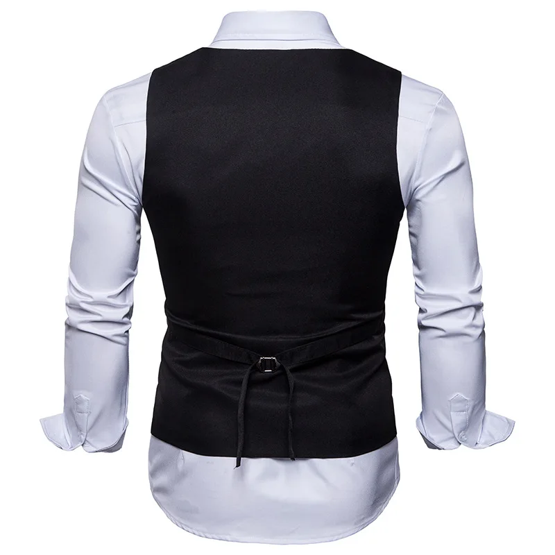 2020 мужской костюм жилет модный однотонный приталенный свадебный мужские платья