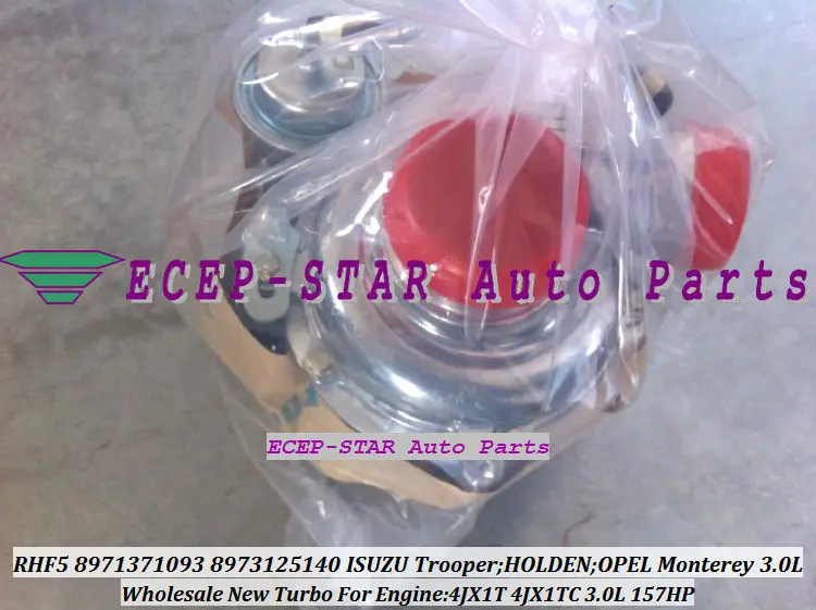 Турбокомпрессор RHF5 8971371098 8973125140 Для ISUZU Trooper OPEL Monterey 4JX1T 4JX1TC 3.0L|turbocharger kp35|turbocharger