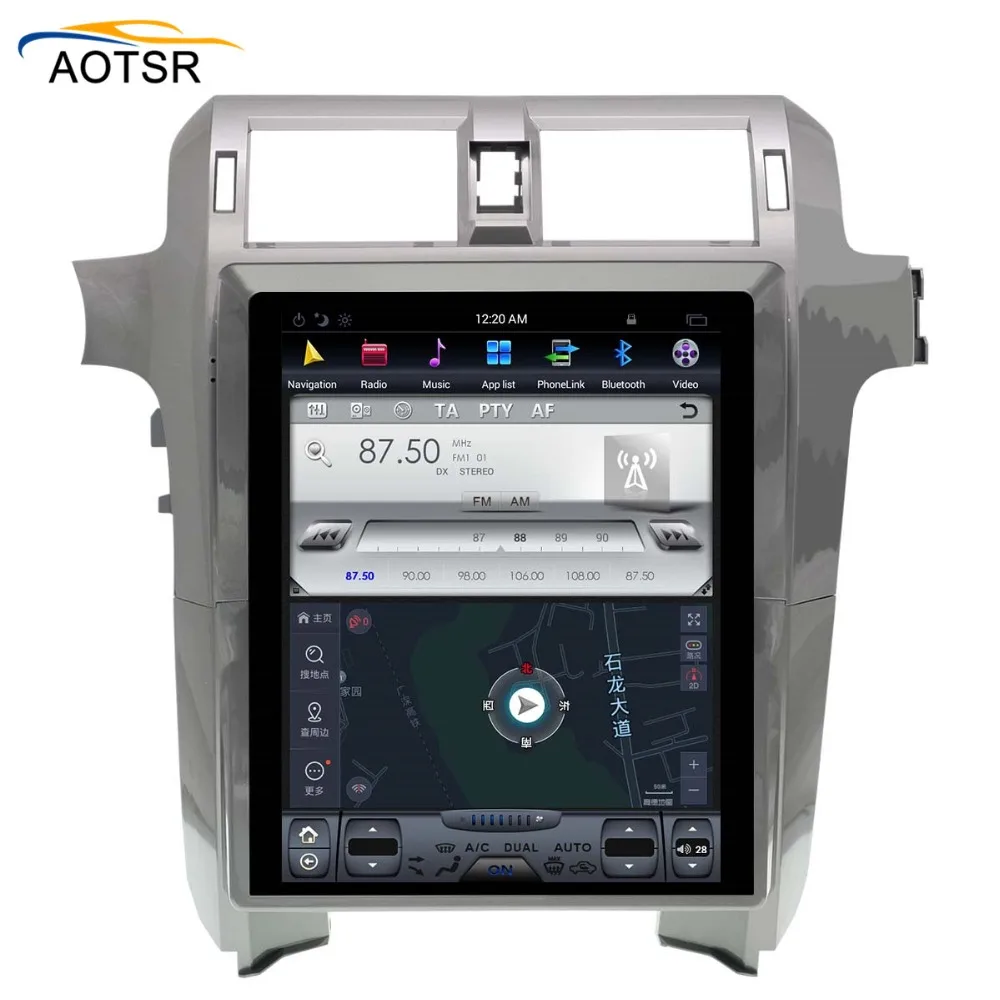 Tesla стиль большой экран Android автомобильный gps радио плеер головное устройство для