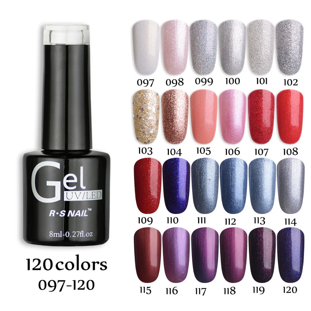 RS Nail One Step Гель для ногтей польский 120 цветов UV светодиодный 3 в 1 гель #061