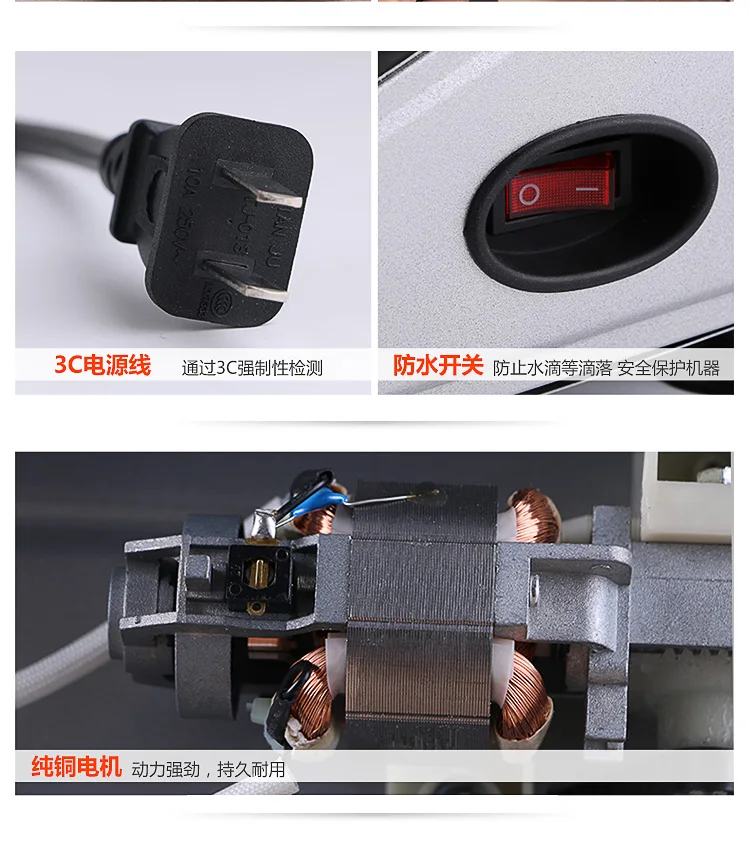 

Electric Stainless Steel Auto Meat Slicer Machine Grinder Household/Commercial Frozen Meat Cutting Machine Toast Slicer Chopping