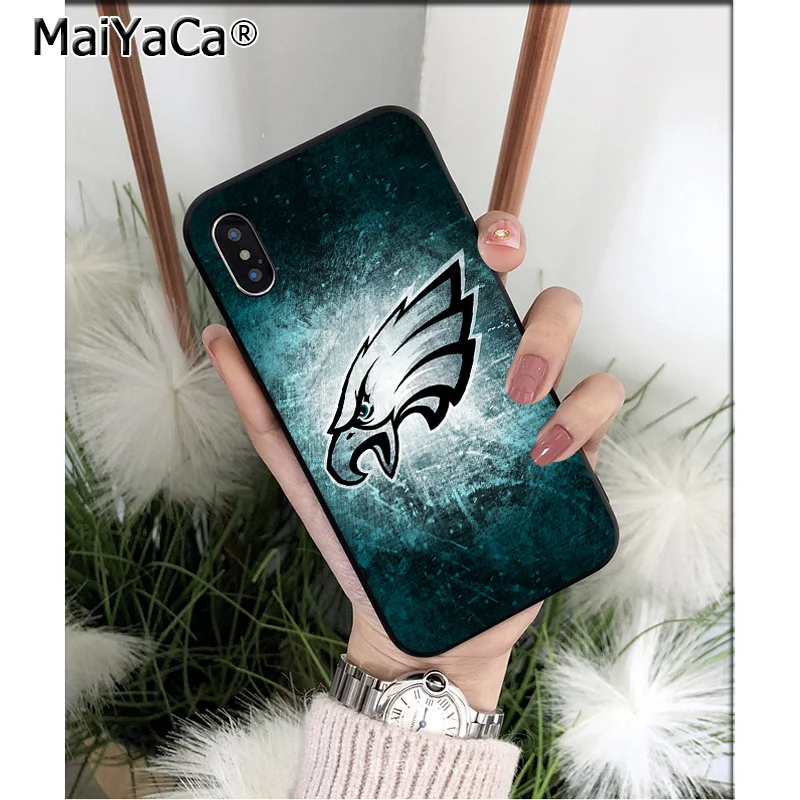 A16 MaiYaCa Philadelphia Eagles высококачественный чехол для телефона iPhone 5 5Sx 6 7 7plus 8 8Plus X XS MAX XR - Цвет: A16