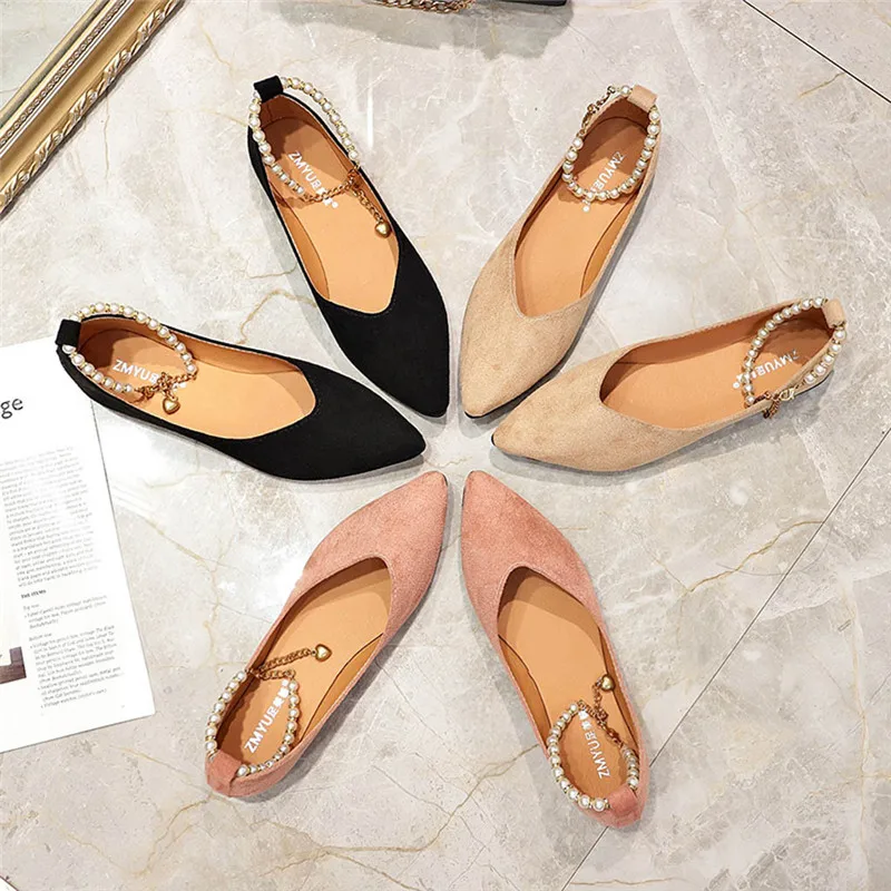 Женская повседневная обувь на плоской подошве женская с острым носком zapatos mujer