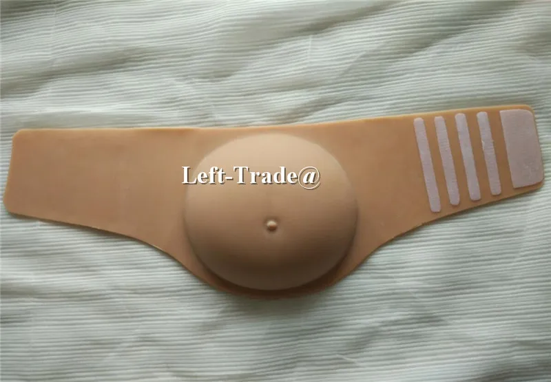 Искусственный силиконовый живот S 2 4 месяца 1 шт. искусственный для беременных