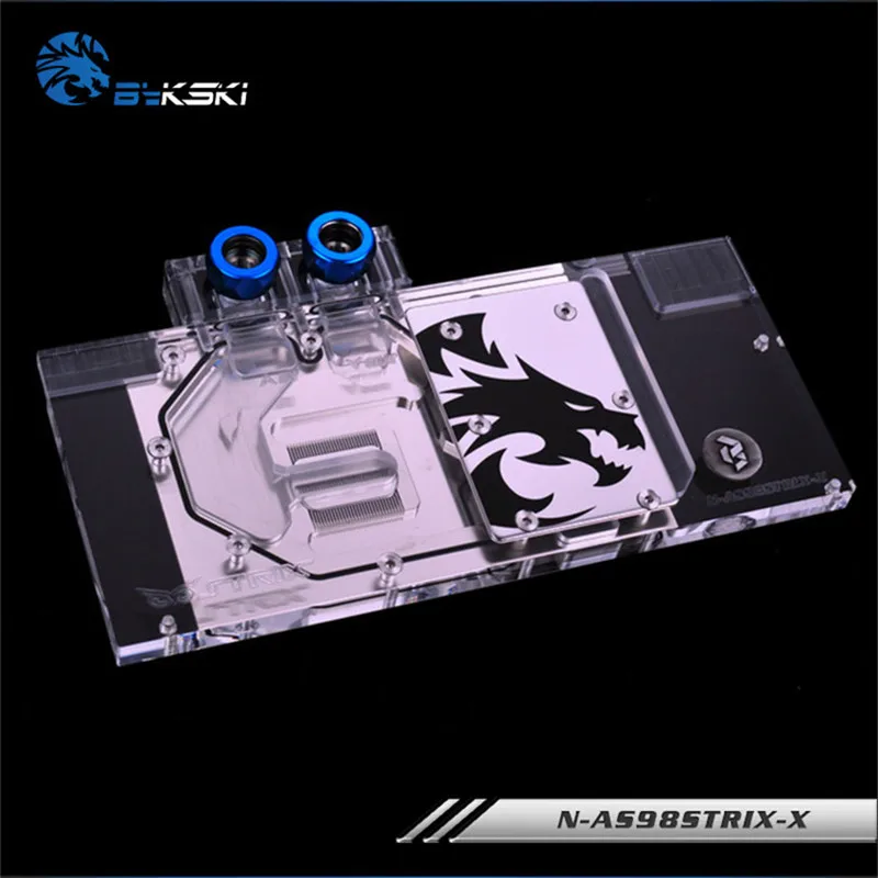 Bykski полный охват GPU водный блок для Asus GTX980 GTX970 GTX780Ti GTX780 видеокарта с водяным