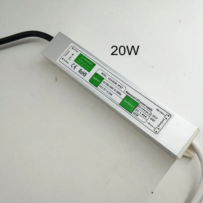20W led driver Пользовательские Наружные 3D освещенные адресные номера из нержавеющей стали со светодиодной подсветкой номера дома - Цвет: 20W led driver