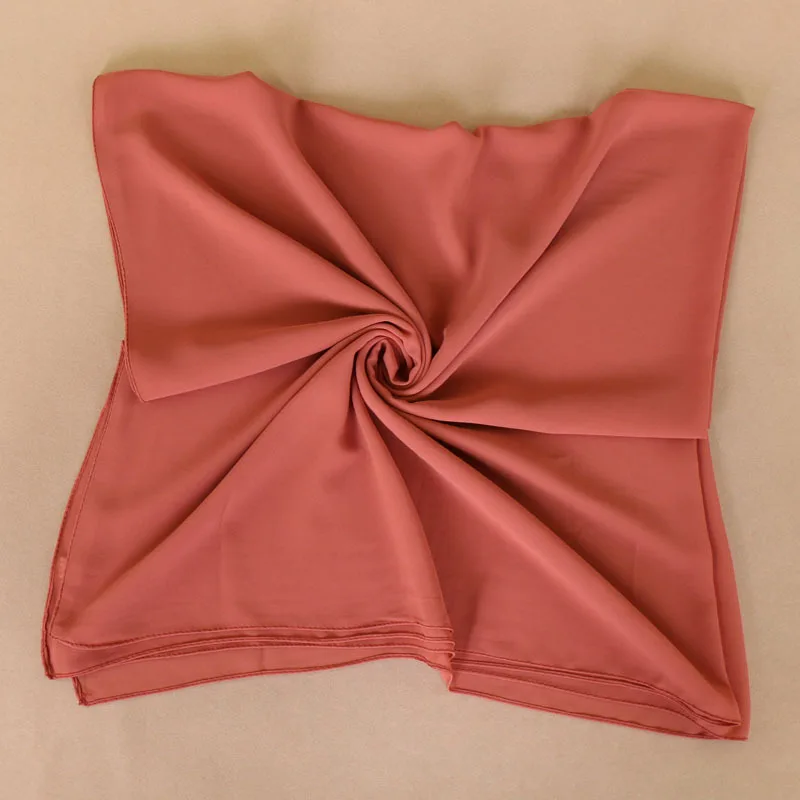 H1240 latest plain big size bubble chiffon muslim square scarf head wrap can choose colors fast delivery |