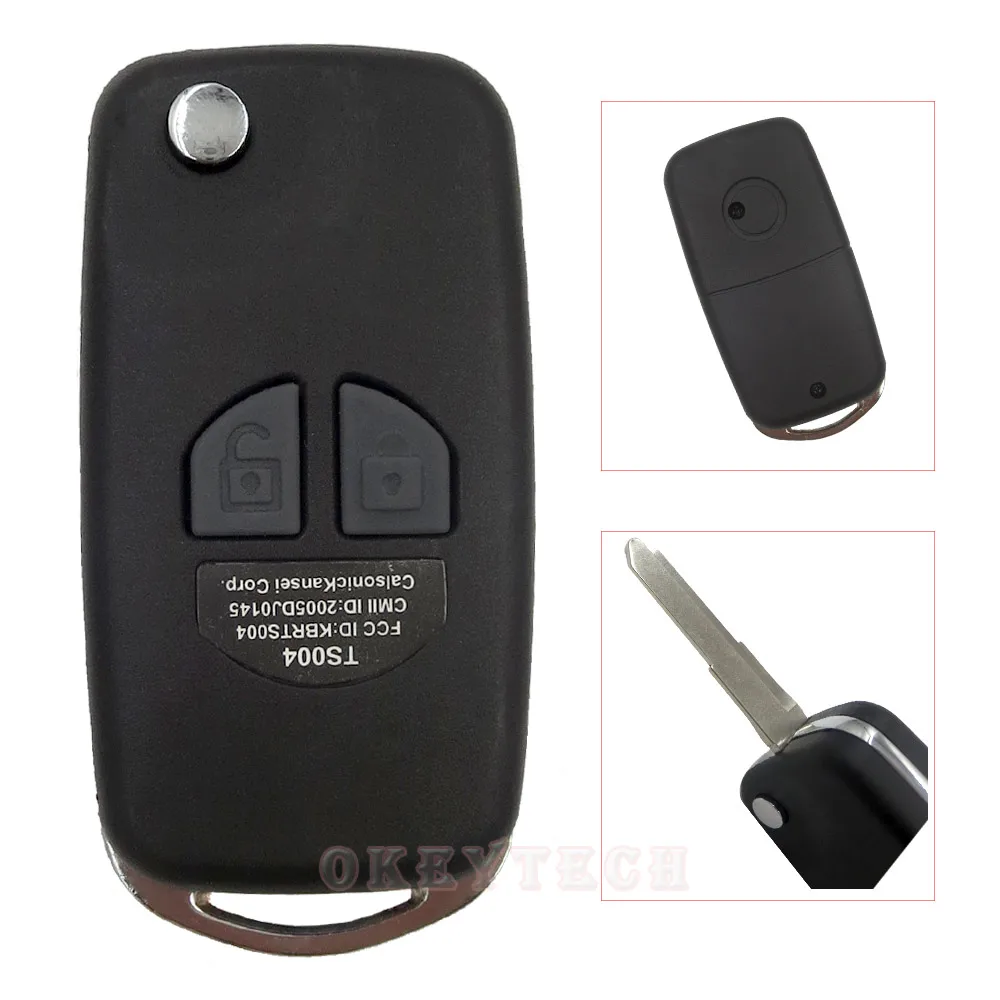 OkeyTech модифицированный откидной складной чехол для автомобильного ключа с