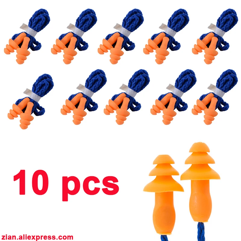 10 шт. мягкие беруши для плавания с шумоподавлением|noise reduction earplugs|ear protectorhearing protection