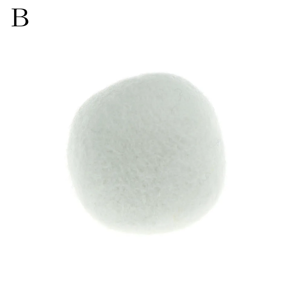 

1pc Laundry Clean Ball Reusable Natural Organic Laundry Fabric Softener Ball Premium Organic Wool Dryer Balls