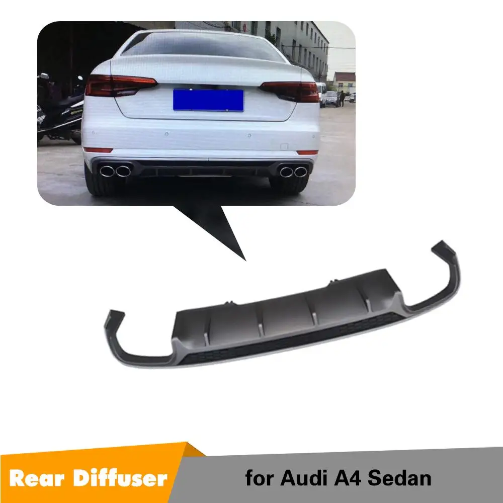 Диффузор для заднего бампера A4 Audi Sedan Standard 4 Door 2017 2019 PP задний диффузор