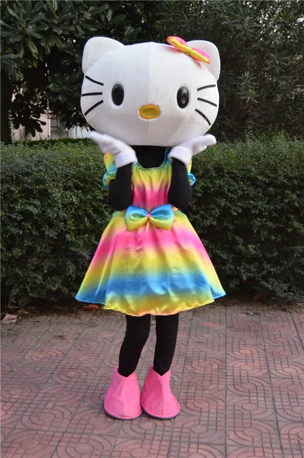 Костюм талисмана с героями мультфильмов Hello Kitty костюм для взрослых