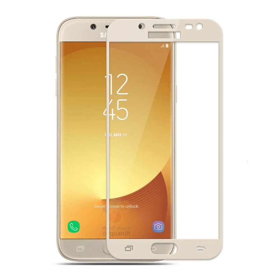 Dahaby для Samsung Galaxy J3 J5 J7 2017 SM-J330 J530 J730 9 H 2.5D полное покрытие закаленное Стекло Экран