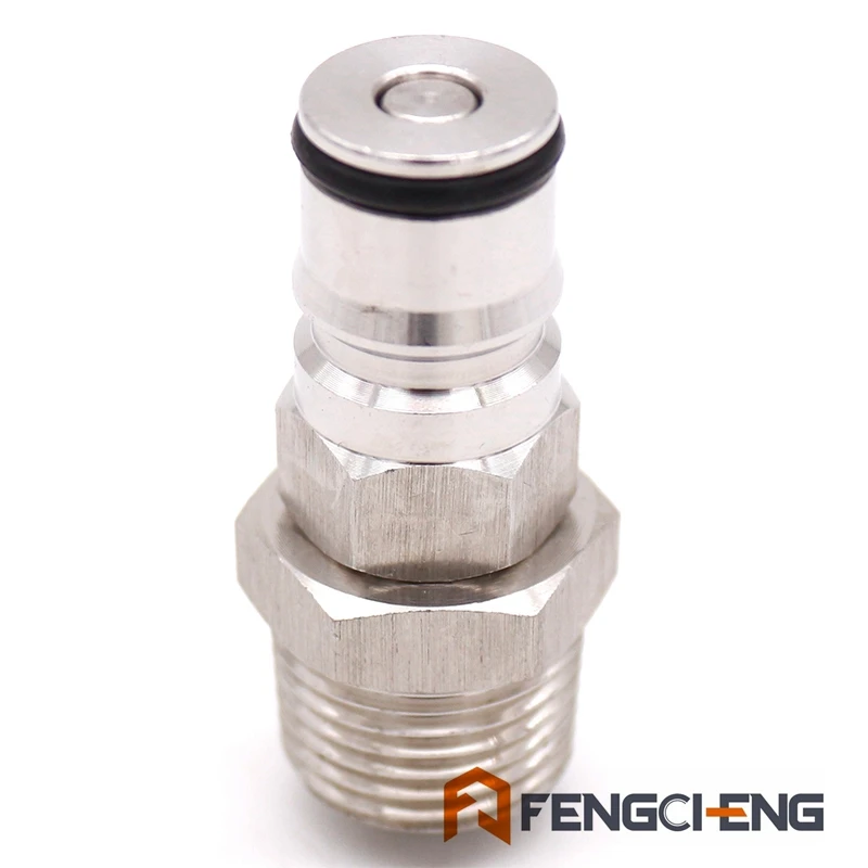 Homebrew 19/32-18 шариковый замок с 1/" NPT резьба переборка в сборе газ/жидкость шариковый замок Стандартный кег адаптер