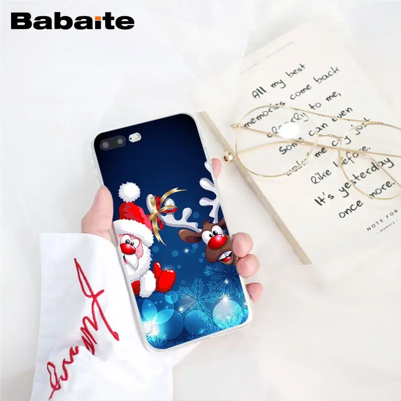 A9 Babaite год Рождество олень Санта чехол для телефона для iphone 11 Pro 11Pro Max 8 7 6 6S Plus X XS MAX 5 5S SE XR - Цвет: A9